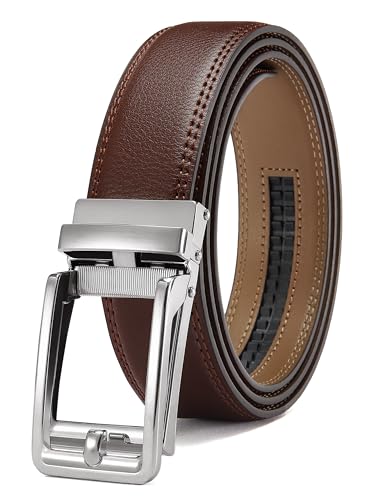 Image of CHAOREN Click Belts for Men - Mens Ratchet Belt 1 3 /8 inch for Dress Pants - Perfect Companion to Men's Oxfords