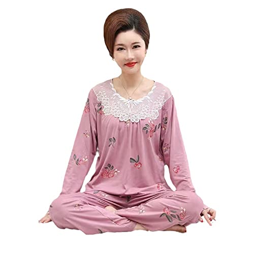 Pyjamas pour femmes en coton de qualité supérieure manches longues