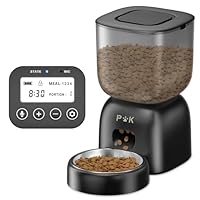 PUPPY KITTY Cady Distributore Automatico Cibo Gatti, 3L Dispenser Cibo Gatti con 10S Registrazion,...