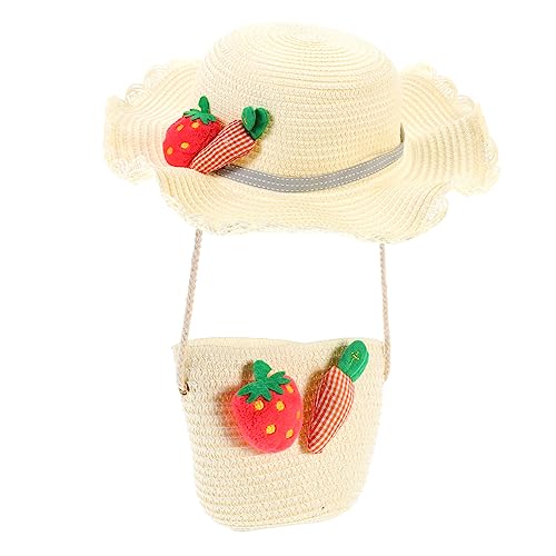 Casquette enfant filles et chapeau de protection solaire pour bébé en paille