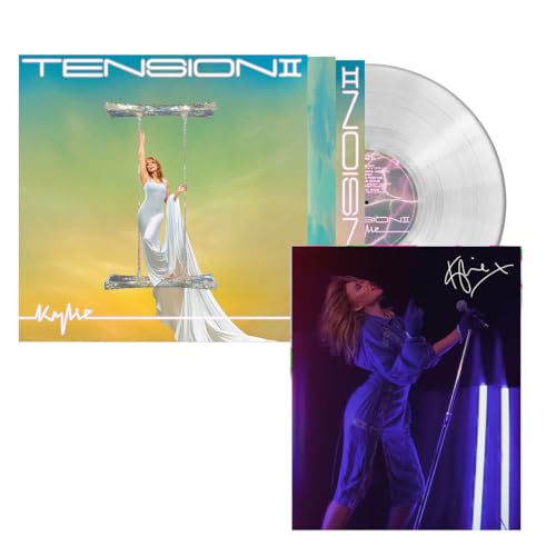 Album Art for Tension II Crystal Clear Vinyl LP W/ Signed Print 8.2 x 11.7, Kylie Minogue by Kylie Minogue