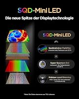 TCL 55Q7D Pro SQD-Mini LED 55 Zoll Fernseher, 4K Smart TV, Google TV – Ansicht 5