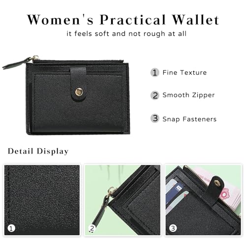 PORRASSO Fashion Card Bag Leather Wallet Women Coin Purse Card Case Card Holder Coin Bag Pouch Red4