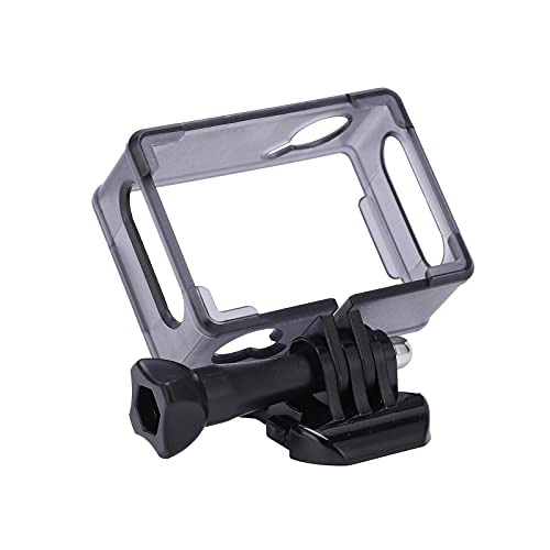Ashata Frame Mount Housing Case For Sjcam Sj4000 Action Camera, Sj4000 Camera Frame Protector Case, Plastic Camera Video Cage With Riding Mount, All Round Protection #TOP4
