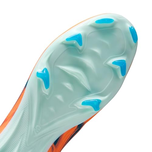 Nike Mercurial Vapor 16 Pro Kylian Mbappe Firm-Ground Low-Top Soccer Cleats (Melon Tint/Igloo/Neo Turquoise) Size 10 by Nike - Used condition - Image 2