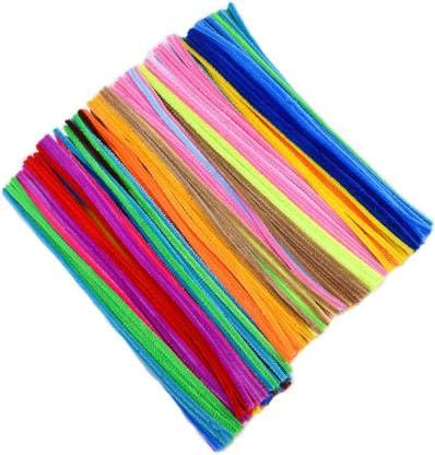 Pipe Cleaners 100 Pcs 10 Colors for DIY Crafts Decorations Creative School Projects (6mm x 12 Inch) (Multicolors)-image-24