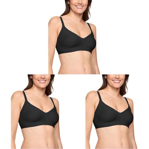 Image of Warner's Womens Blissful Benefits Women's Underarm-Smoothing with Seamless Stretch Wireless Lightly Lined Comfort Bra