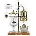 Syfonowy Dzbanek Do Kawy - Broyal Family Balance Syfonowy Ekspres Do Kawy Klasyczny I Elegancki Retro Design Łatwy Do Czyszczenia, Złoty