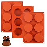 Zylinder Pralinenformen 3er-Set Silikonformen–Vielseitige DIY Backform für Schokolade, Kuchen,...