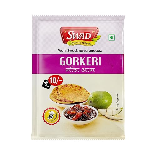 Image of SWAD Delicious and Tangy Traditional Sweet Gor Keri Pickle Chutney / Sweet and Sour Mango / Khatti Meethi Aam Chatni - 40 Gm (Pack of 50)
