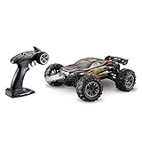  Absima Racer Schwarz, Orange Brushed 1:16 RC Modellauto Elektro Truggy Allradantrieb (4WD) RTR 2,4 GHz inkl. Akku und L
