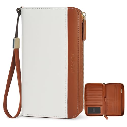 Image of Large Wallet for Women, Clutch Wallet with Passport Holder