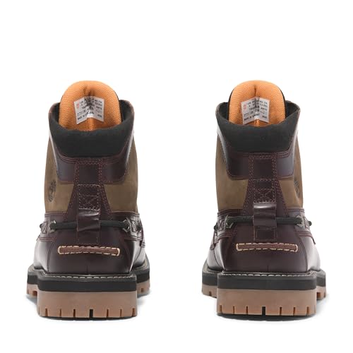 Timberland Timberland Men's Britton Road Mid Lace Up Boot, Burgundy Full Grain, 9 Medium