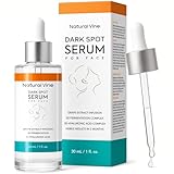 Natural Vine Dark Spot Serum: Dark Spot Remover for Face with Grape Extract Fermentation Complex Hyaluronic Acid Vitamin E for Brighter Even Skin Tone 1 FL OZ/30mL