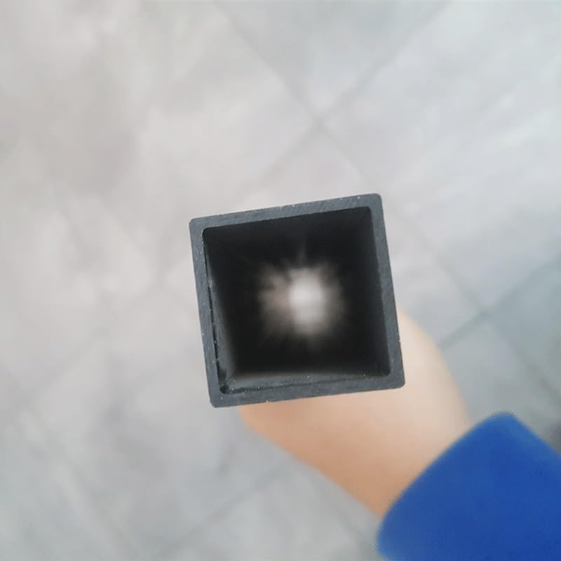 1000mm Braided Carbon Fiber Square Tube, for Sports Equipment High-Strength Rectangular Pipe 1Pcs(30X30X27x1000mm)
