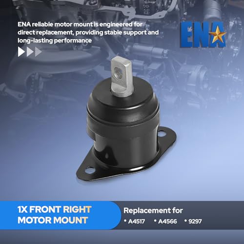Image of ENA Engine Motor and Trans Mount Set of 6 Compatible with Honda 2003 2004 2005 2006 2007 Accord 2.4L Automatic Trans Replacement for A4526HY A4517 A4516 A4510 A4509 A4542