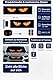2er Set Devil Eyes - LED Augen für LKW und Auto, (2 Stück je 10 x 35 cm), Dynamisch Programmierbar per APP-Steuerung, Bedienung per Fernbedienung, LED Leuchtschild