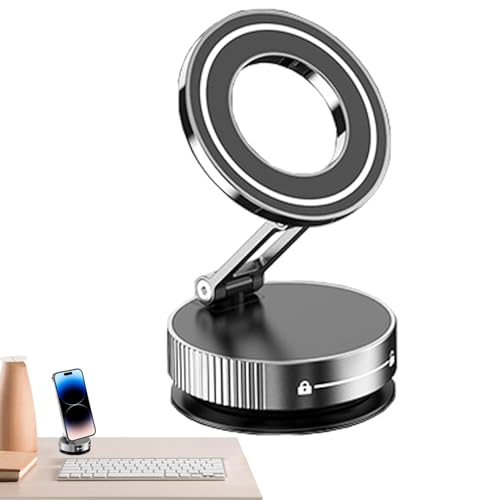 Support de téléphone réglable rotatif à ventouse magnétique