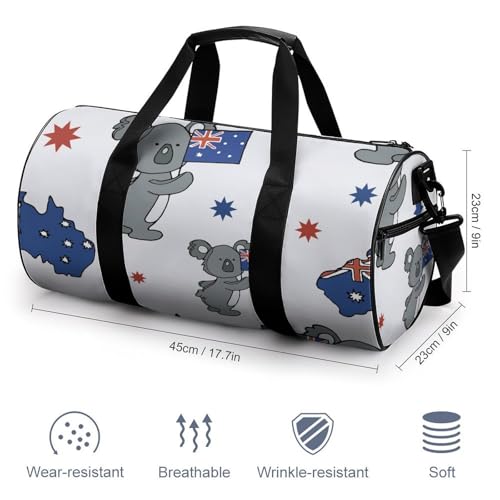 Sac de sport gym raton laveur grand sac weekend duffel bag camping - 2