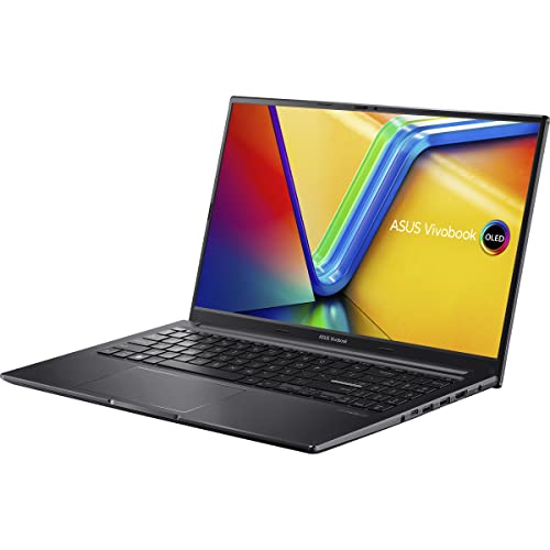Image of ASUS Vivobook 15 OLED Laptop, 15.6 inch FHD OLED Display, AMD Ryzen 7 7730U CPU, AMD Radeon GPU, 16GB RAM, 1TB SSD, Windows 11 Home, Indie Black, M1505YA-ES74