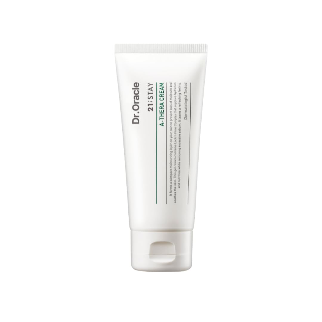 DR.ORACLE A-Thera Cream Gel Face Moisturizer, Moisturizing - Soothing, Refreshing Facial Korean Skincare for Sensitive Skin, (1.69fl.oz) Dermatologist Tested 21 stay