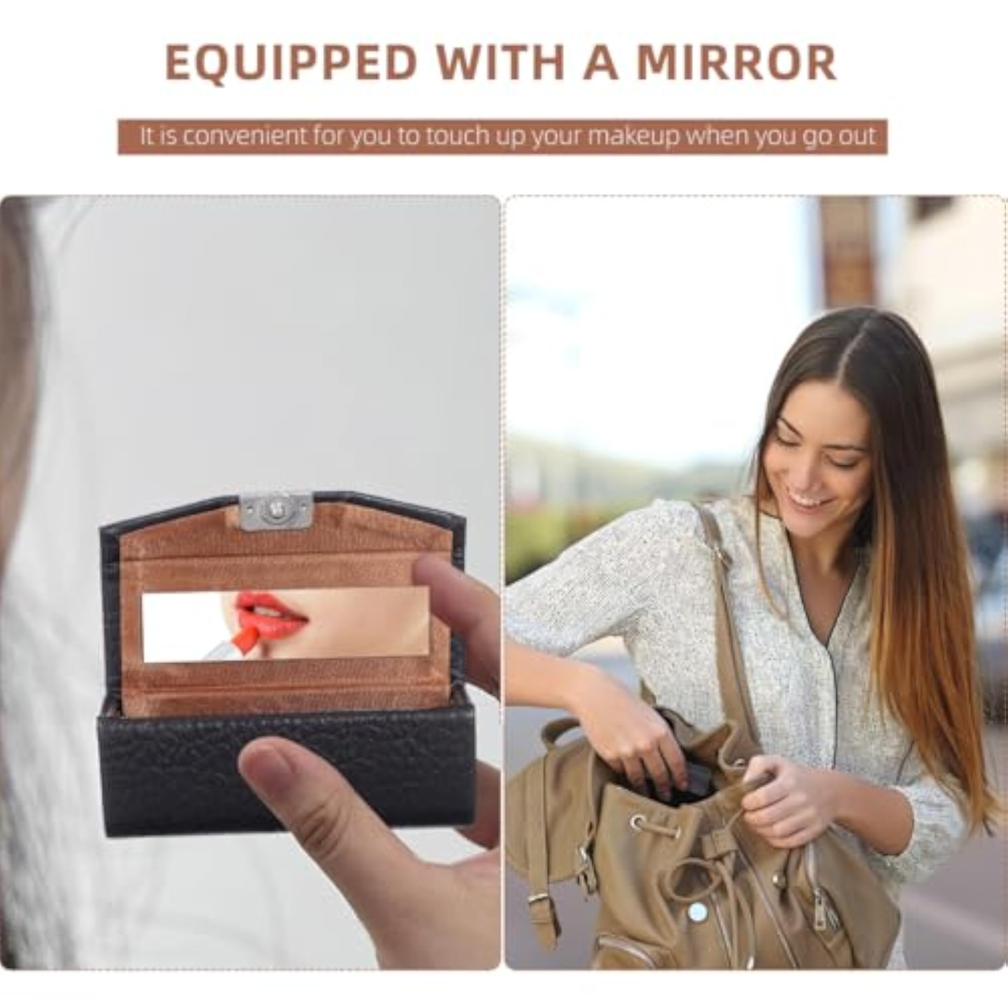 Portable Lipstick Storage Case, Travel Lip Gloss Holder