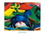 Franz Marc Poster/Kunstdruck Blaues Pferdchen 80 x 60 cm