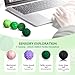 DGMDGS 8-Pack Silicone Magnetic Sensory Fidget Balls, Stress Relief Toys for Adults and Teens(14+), Suitable for Autism ADHD Anxiety, Office Desk Fun Tactile Toy(Black&Green)