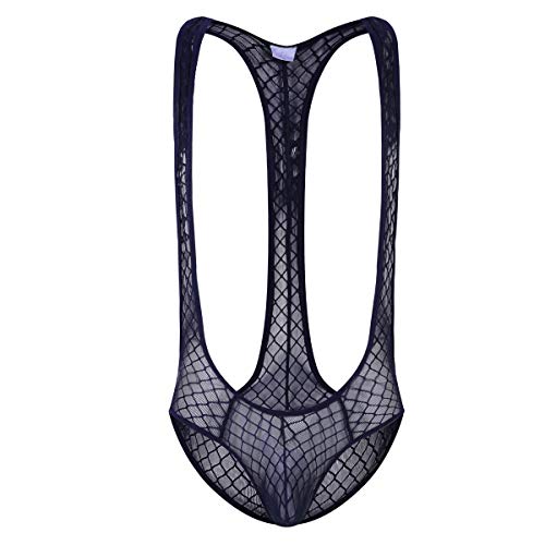 YUFEIDA Men's Jockstrap Leotard Underwear Jumpsuits Wrestling Singlet Bodysuit Comfy Touch Lightweight Shapewear