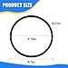 6-Pcs R0586300 Large VITON Collar O-Rings Fits for The Zodiac Nature 2 Fusion,Fusion Soft,Inground,Vision Aboveground,Vision Pro Above Ground,Chlorinator O Ring Replacement Kit