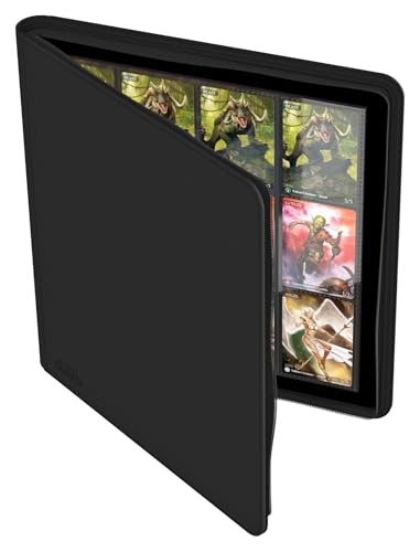 Image of Ultimate Guard Zipfolio 480 - 24 Pocket XenoSkin (Quadrow) Black