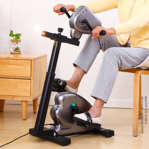 Pedalen voor Hometrainers Elektrische pedaaltrainer, draagbare hometrainer revalidatiefiets met weerstand en snelheid verstelbaar for senioren, ouderen, handarm been- en knierevalidatietraining Pedaal - Afbeelding 6