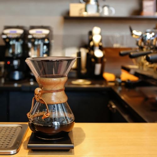 AGOGO 8-Cup Glass Pour-Over Coffee Maker with SS Filter - Image 3