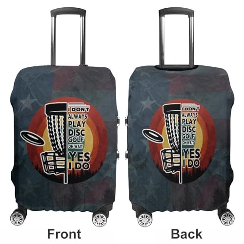 American Flag Disc Golf Travel Suitcase Protector Luggage Cover Protective Washable Anti-scratch Baggage Cover3