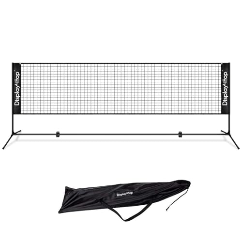 display4top Filet de Tennis Badminton Pliable Facile à Monter Facile à Transporter Longueur 5m Hauteur réglable...