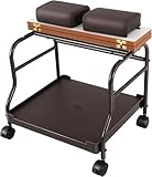 Chariot à roulettes portable facile à nettoyer : surface lisse et construction simple, facile à entretenir en l'essuyant avec un chiffon humide, idéal pour divers environnements.