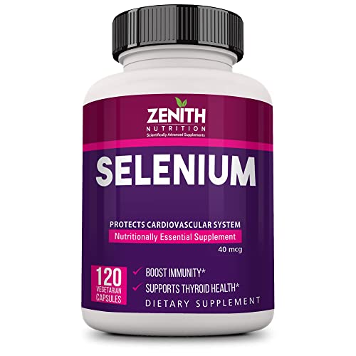Zenith Nutrition Selenium 40 mcg – 120 Capsules Zenith Nutrition Selenium 40 mcg – 120 Capsules