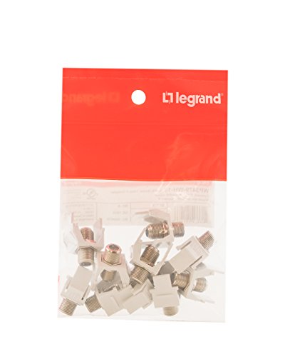 Conector Keystone F-81 OnQ Legrand 1GHz, Blanco x10 miniatura 3