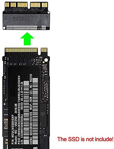 Image of M.2 NVME SSD Convert Adapter Card for Upgrade MacBook Air A1466 A1465 MacBook Pro A1398 A1502 (2013-2017)