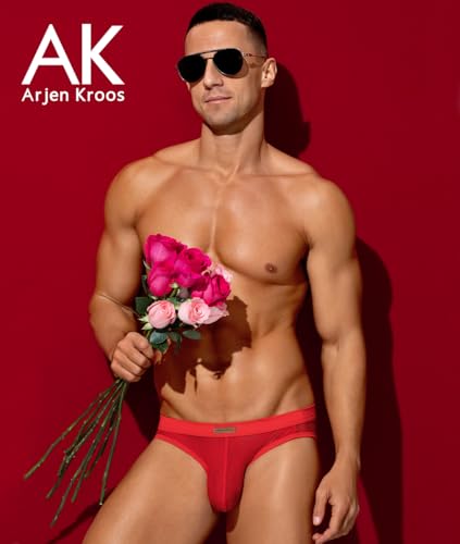 Arjen Kroos Men's Sexy Briefs Breathable Comfortable Mesh Underwear2