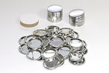2.25 inch Round Back-Pin Buttons (500 Pack) Sets for Badge Making 2 1/4