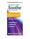 Bausch + Lomb Soothe Lubricant Eye Drops, Hydration, 0.5 Ounce/15 ml