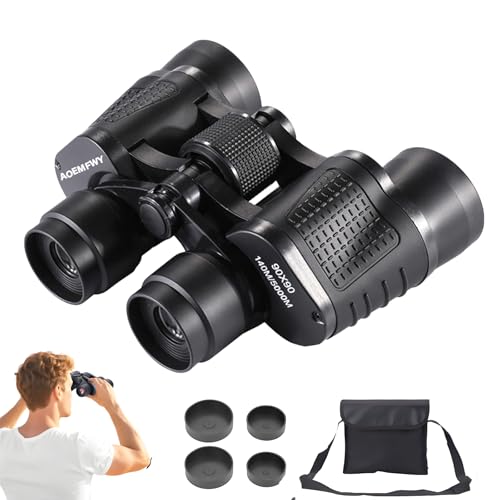 Binoculares para adultos con alta potencia y visión HD miniatura 1