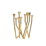 □ Diseño único: un candelabro americano visualmente impresionante que ilumina cualquier habitación.Reparto de materiales metálicos de alta calidad.