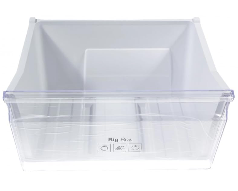 Cassetto Porta Verdura FIGEVIDA Per Frigorifero – 230x180x305 Mm, Trasparente, Compatibile Con Modelli SKS E AIK, Sostituisce Il Codice 2247139245