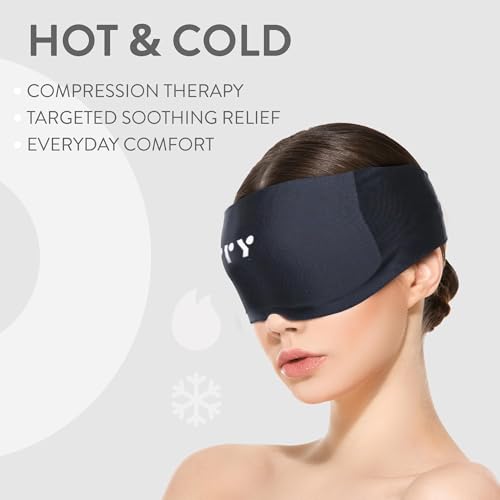 Image of ORRY Eye, Forehead Mask - Wearable Gel Pack - Heat & Cold Therapy