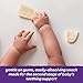 Happy Baby Gentle Teethers Organic Teething Wafers Blueberry Purple Carrot, 0.14 Ounce Packets (Box of 12) Soothing Rice Cookies for Teething Babies Dissolves Easily, Gluten Free No Artificial Flavor