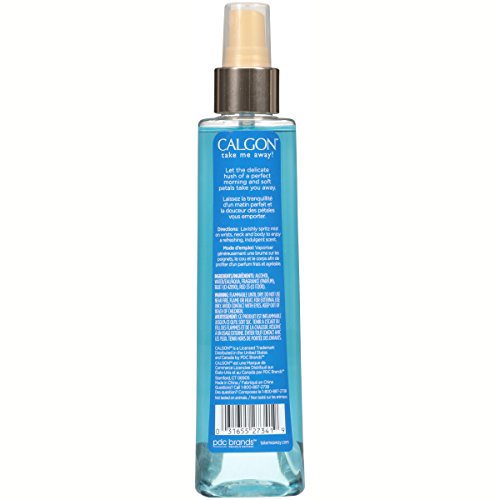 Calgon Morning Glory Fragrance Body Mist 8 oz Pack of