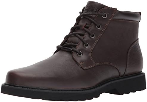 Rockport Men's Northfield WP Plain Toe Chukka Boot- Chocolate Waterproof-10.5 M
