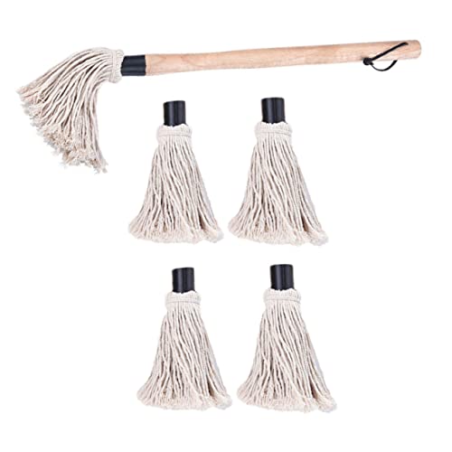 FUNOMOCYA 1 Set Oil Brush for Barbecue Baking Convenient Kitchen Cooking Tools with Random Hook Style Detachable Brush Heads for and Use